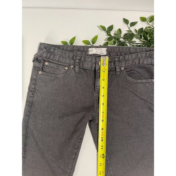 Free People Womens Gray Ombre Skinny Jeans Size 26 Cotton Blend - Picture 13 of 16